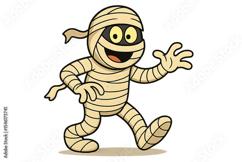 An adorable and kid-friendly Halloween mummy