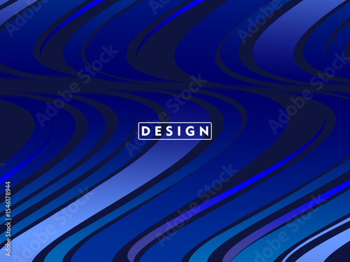 Blue background with luxury wave pattern, for digital luxury business banner, contemporary formal invitation, luxury voucher, gift certificate, etc.
