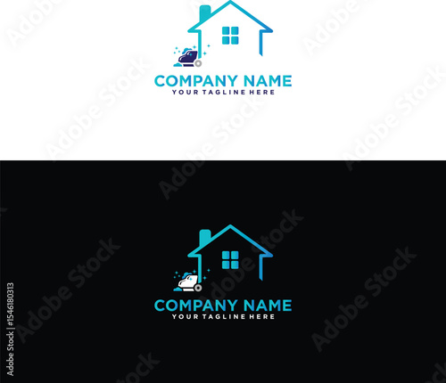 home cleaning logo