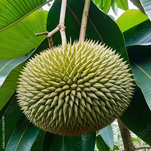 Durio zibethinus. Durian has the nickname King of fruits