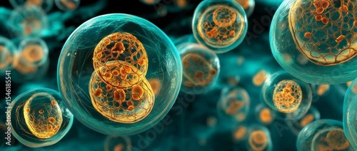 Microscopic View of Dividing Cells: Visualizing the Intricate Details of Cellular Division