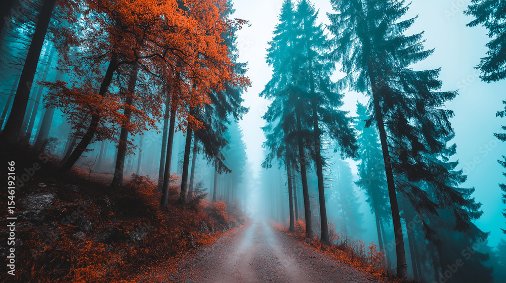 Obraz premium forest in the morning