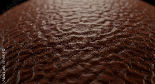 Deep Brown Leather Texture: A Close-Up Study