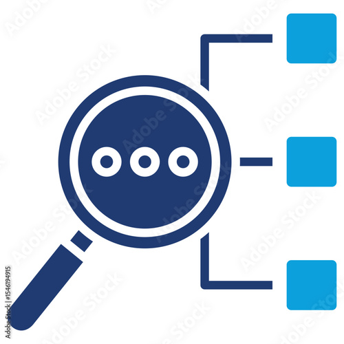 Classification Flat Blue Icon