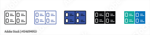 Kanban Board and Task Management Icons – Workflow and Project Planning UI Symbols
