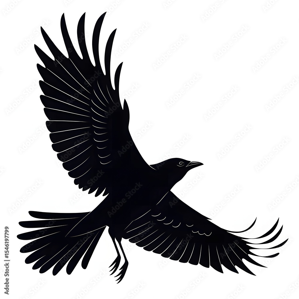 Obraz premium eagle silhouette vector