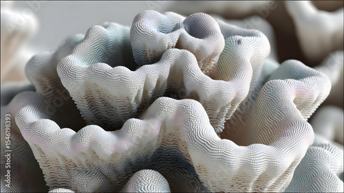stretching into an infinite space of motion blur and iridescent textures