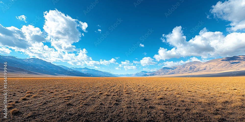 Fototapeta premium desert landscape in the desert