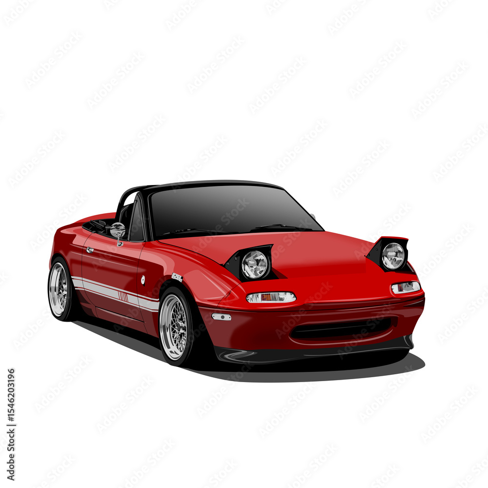 red sports car red sports car