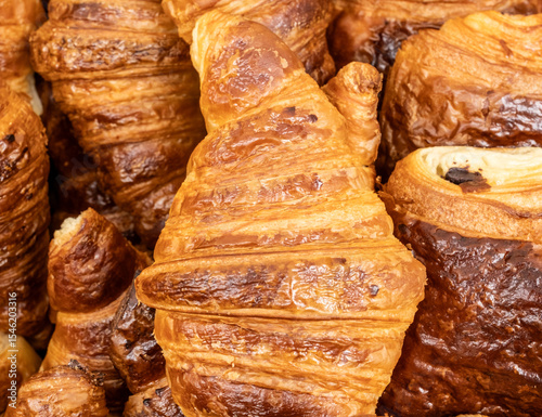 Croissants On Sale At An Artisan Food Market