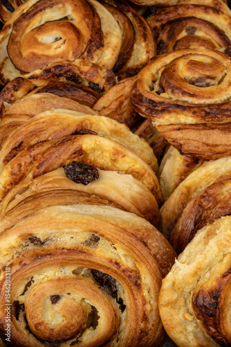 Pan au raisins on sale at an Artisan food market