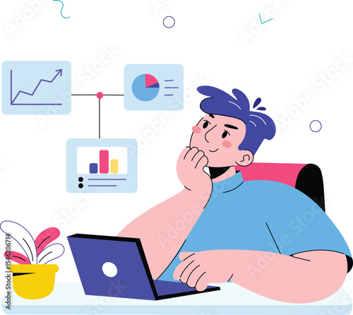 man sleeping on laptop