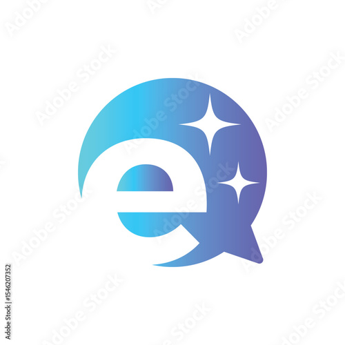 Letter E logo, E logo, AI logo set, modern and minimal design, tech-inspired, colorful icons and symbols, suitable for artificial intelligence, innovation, branding, startups, and digital identity.