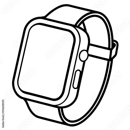 Outline Smart Health Watch Design