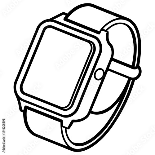 Outline Smart Health Watch Design