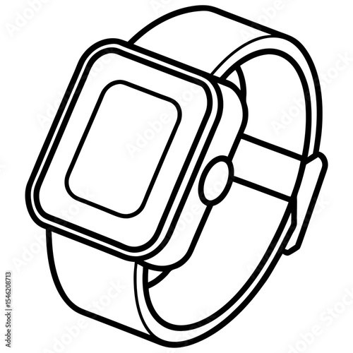 Outline Smart Health Watch Design