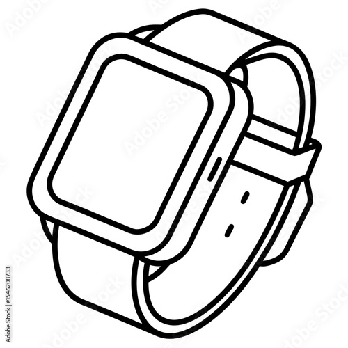 Outline Smart Health Watch Design