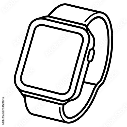 Outline Smart Health Watch Design