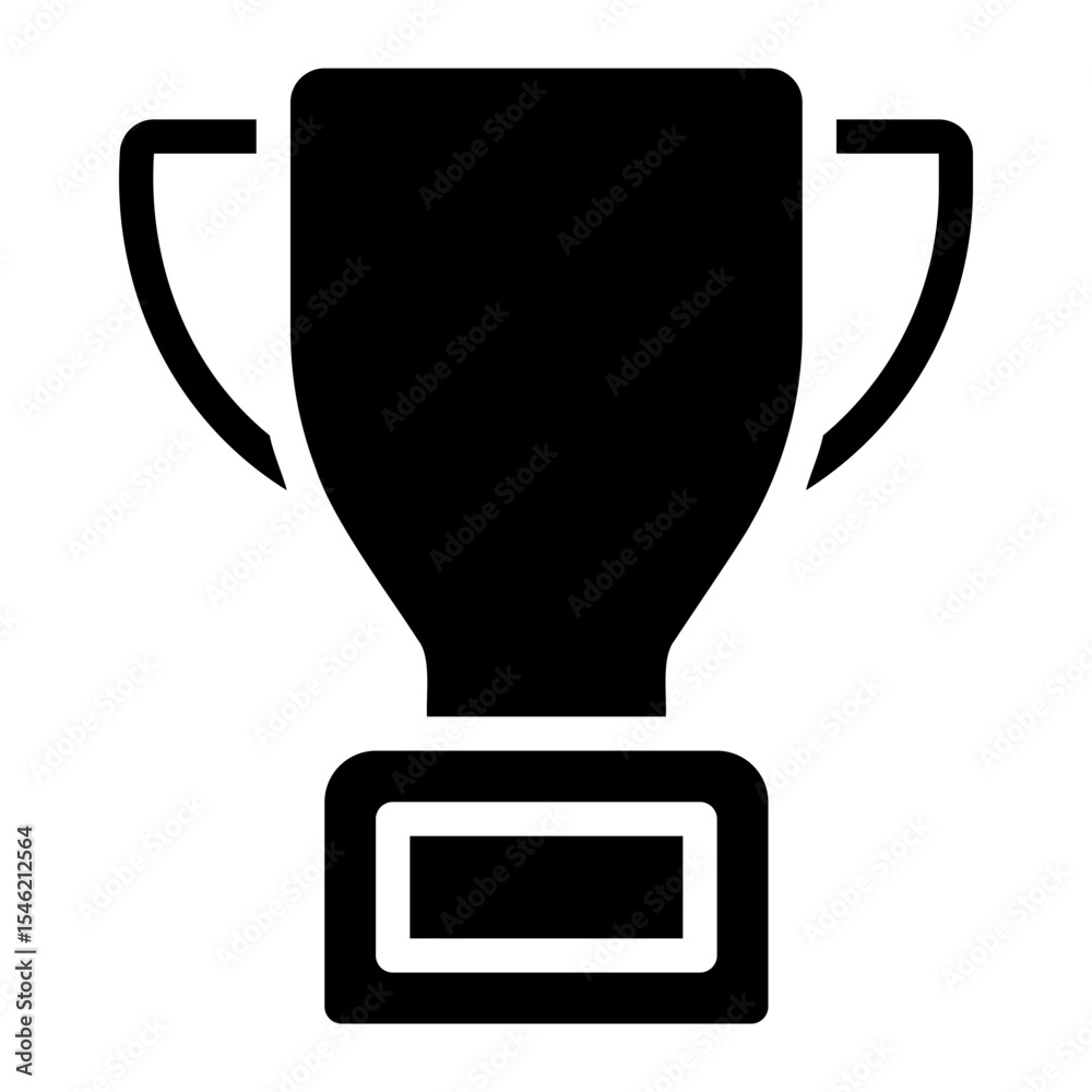 trophy glyph icon trophy glyph icon