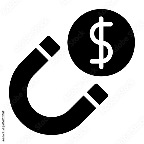 profit glyph icon