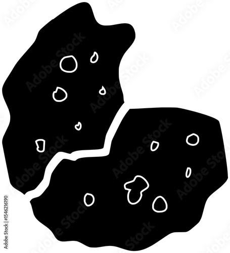 cookie illustration chocolate silhouette chip logo choco icon biscuit outline bakery delicious cake breakfast bake brown food sugar sweet shape with vector graphic background