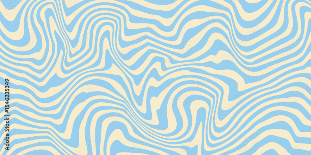 Obraz premium Abstract horizontal background with colorful waves. Trendy vector illustration