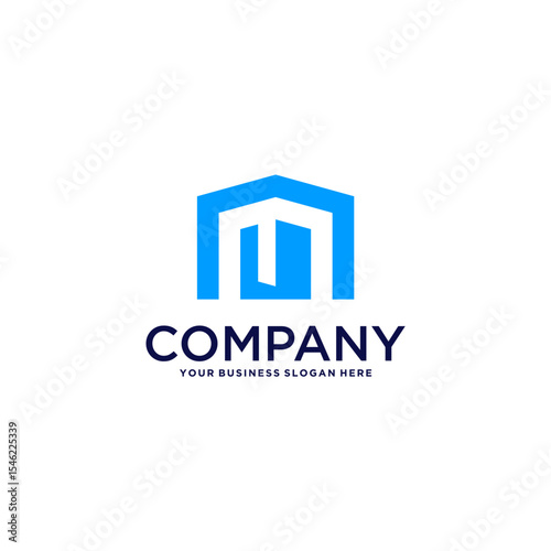 building logo design with apartment