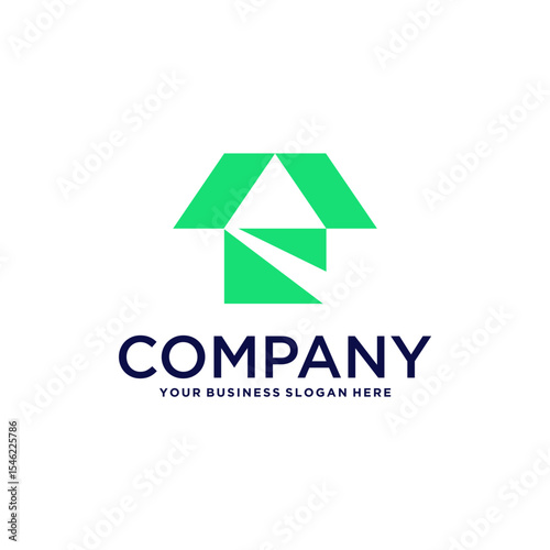 real estate logo design with improvements
