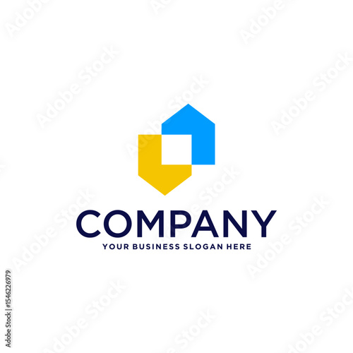 building logo design with apartment