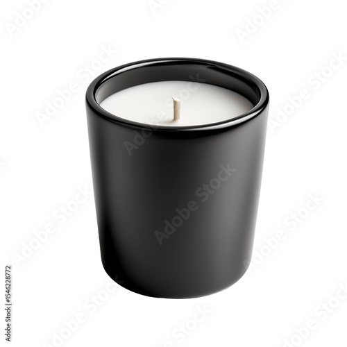 candle on black background