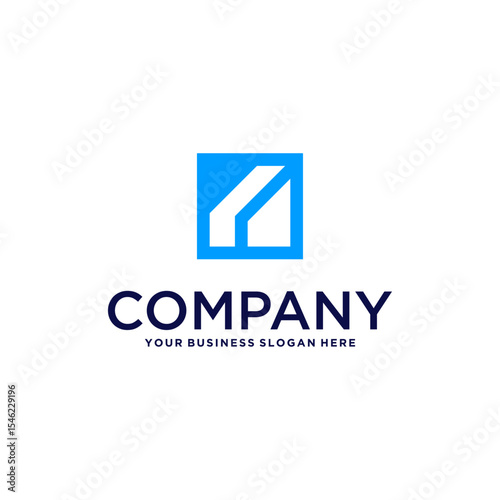building logo design with apartment