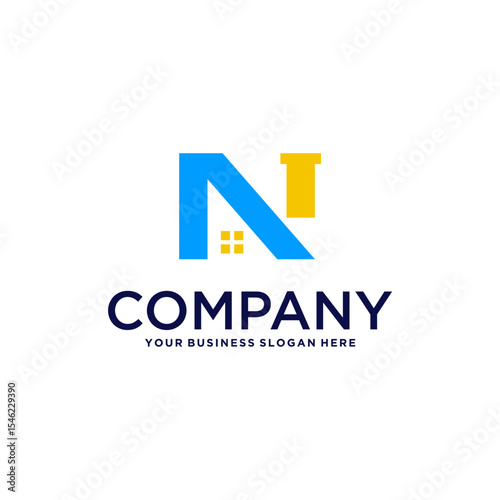real estate logo design with improvements