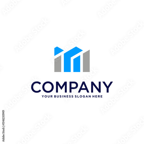building logo design with apartment