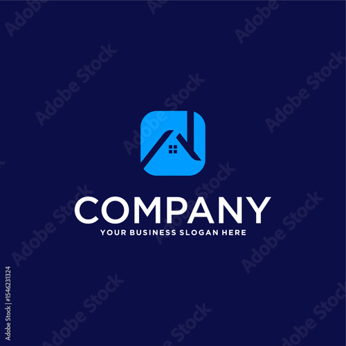 real estate logo design with improvements