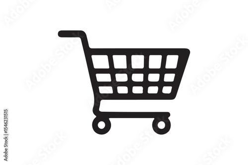 Shopping cart icons set. Internet shop buy symbol. Vector illustration.