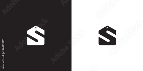 Wallpaper Mural Creative Logo Letter S with House, Illustration, Design Inspiration, Vector, Icon Torontodigital.ca