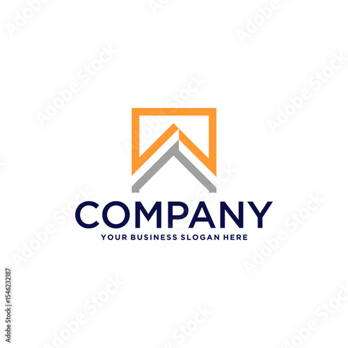 building logo design with apartment