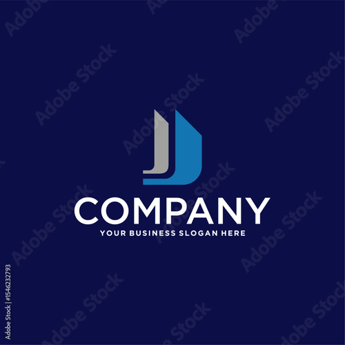 building logo design with apartment