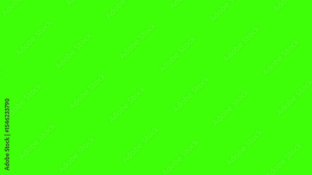 Countdown animation from 10 to 1 with bold black numbers inside a circle on green screen. Ideal for intros, events, stream overlays, and chroma key video editing needs