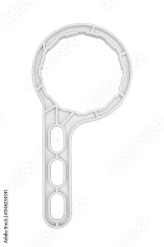 Plastic round key for water filter replacement