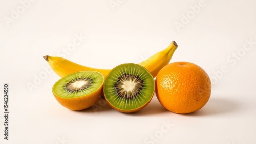 orange and kiwi fruit