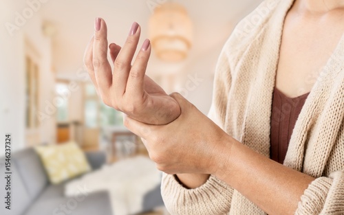 Fotografía Peripheral Neuropathy pain, Guillain-Barre Syndrome GBS in elderly aged old pati