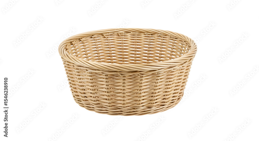 Fototapeta premium Wicker Basket isolated on transparent background