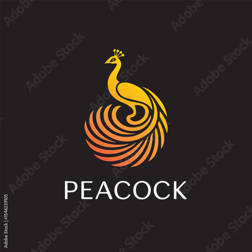  Peacock Logo design