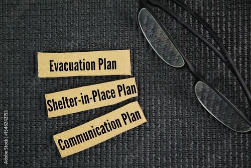 Three types of emergency plans commonly used in personal, organizational, or public safety are Evacuation Plan, Shelter-in-Place Plan and Communication Plan. These plans outline procedures for respond