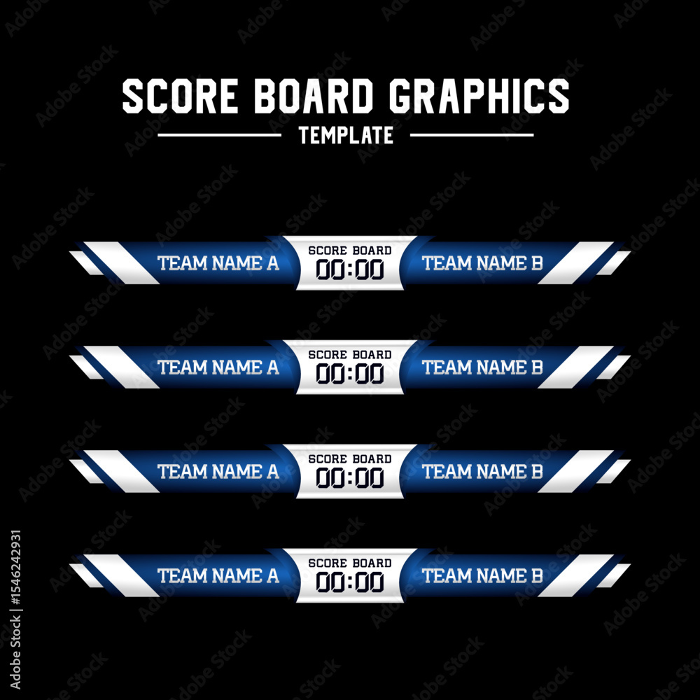 Obraz premium scoreboard backgroound vector design