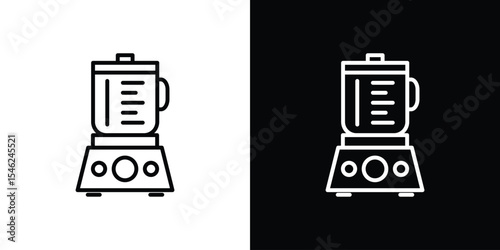 Blender icon in black. flat graphic vector icon