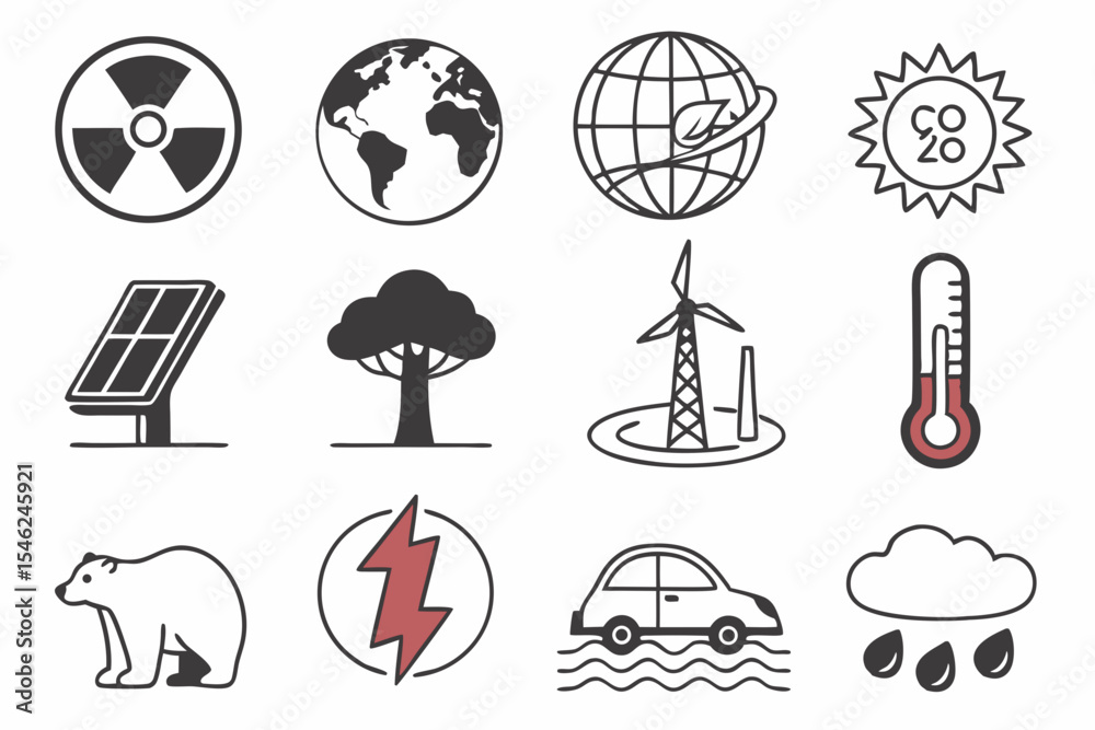Obraz premium set of icons