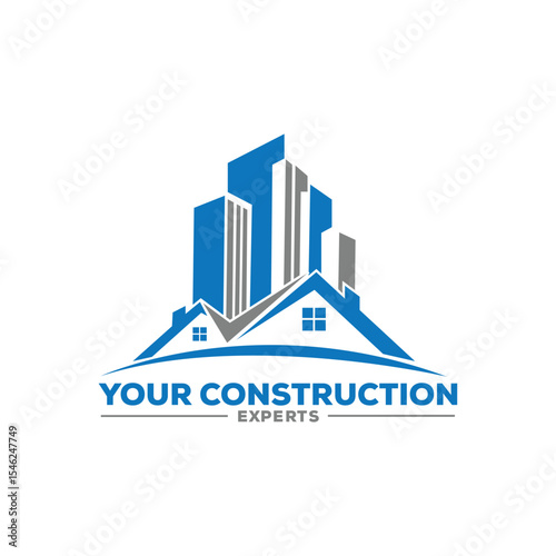 Modern and professional real estate logo design, perfect for agents, brokers, and developers. Features rooftops, buildings, or key icons to convey trust, stability, and property expertise.
