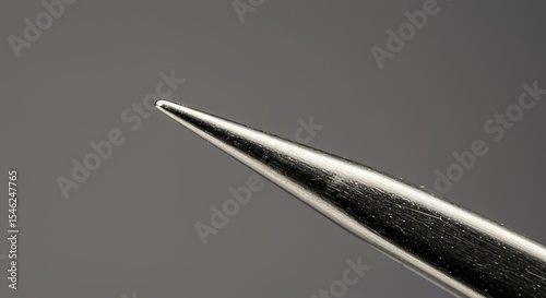 Close-up of a Sleek Metal Point